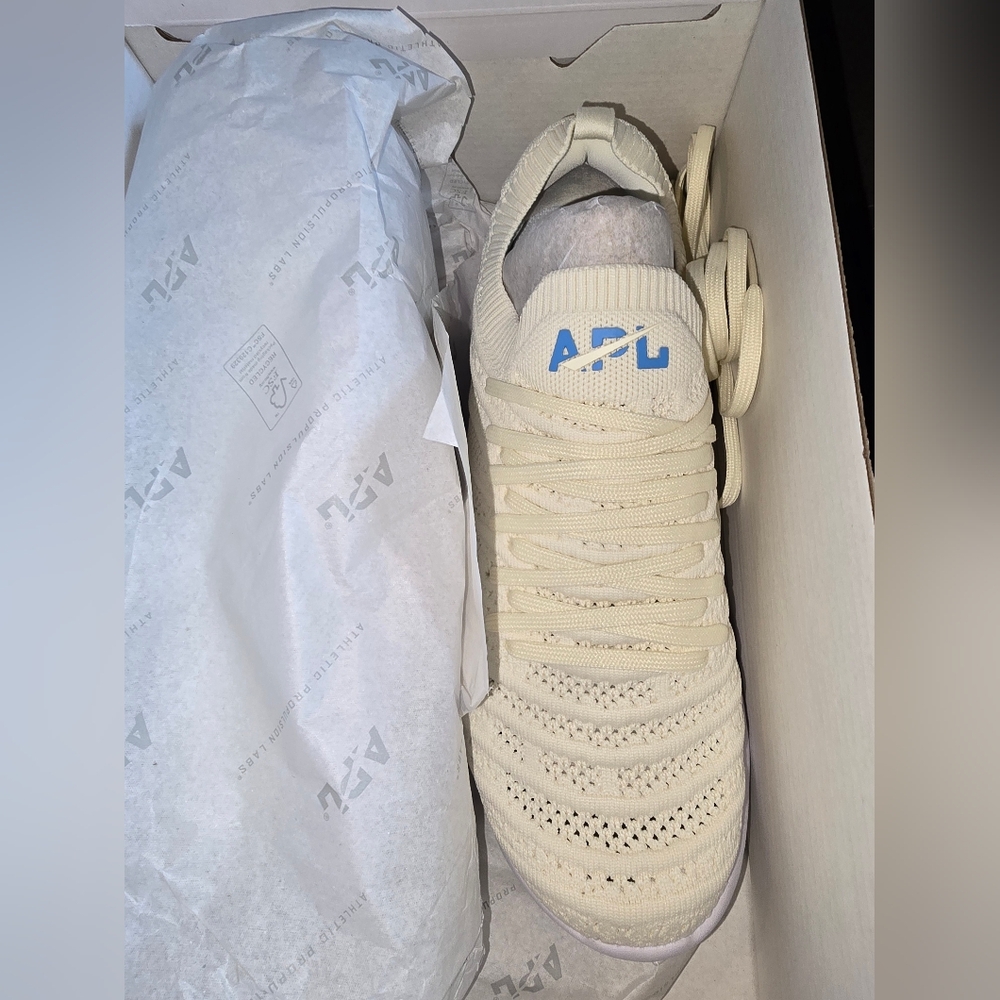 APL Coastal Blue and White Techloom Wave Sneakers
